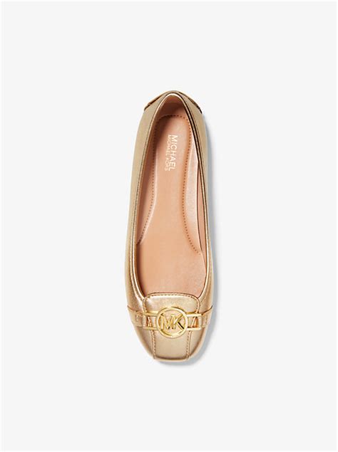 Tracee Metallic Leather Moccasin 